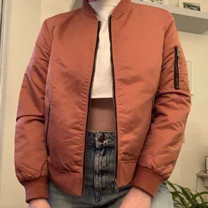 Caramel Bomber Jacket